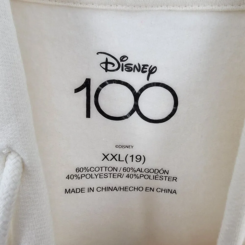 Disney Hoodie Juniors XXL Graphic Sweatshirt Snow White Simba Mickey Mouse Tiana - Picture 4 of 6